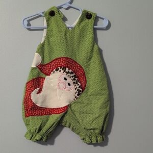 La Jenns Green Santa Romper